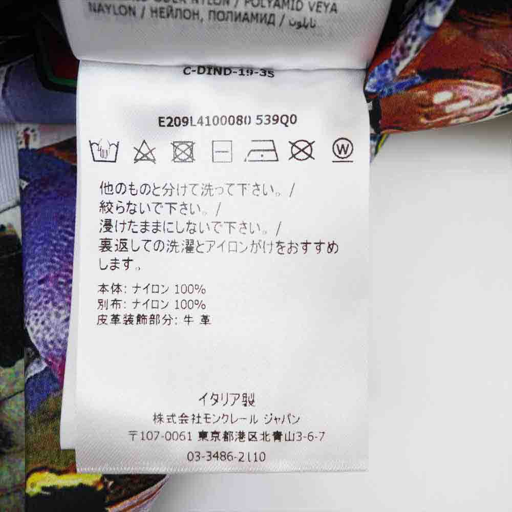 MONCLER モンクレール 未使用品 GENIUS Palm Angels KLAUS ジーニアス パームエンジェルス コラージュ ナイロン ジャケット マルチカラー系 34【極上美品】【中古】