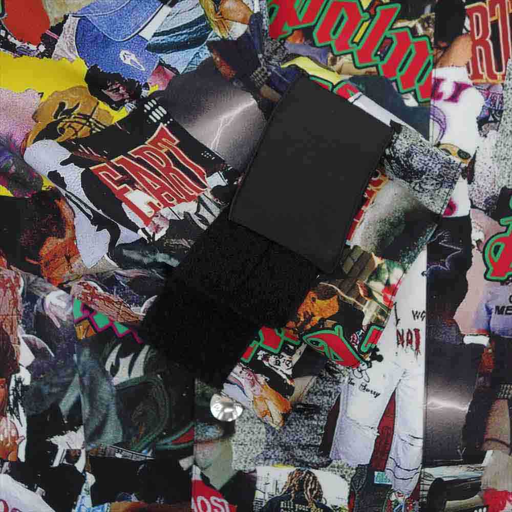 MONCLER モンクレール 未使用品 GENIUS Palm Angels KLAUS ジーニアス パームエンジェルス コラージュ ナイロン ジャケット マルチカラー系 34【極上美品】【中古】