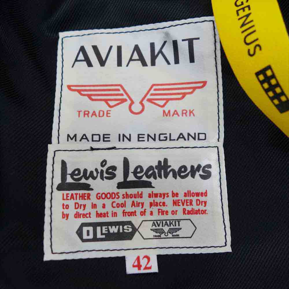 MONCLER モンクレール 20AW F209U1A70210 未使用品 FRAGMENT Lewis Leathers DWAYNE CYCLON フラグメント ルイスレザー ドウェイン サイクロン ライダース ブラック系 42【極上美品】【中古】