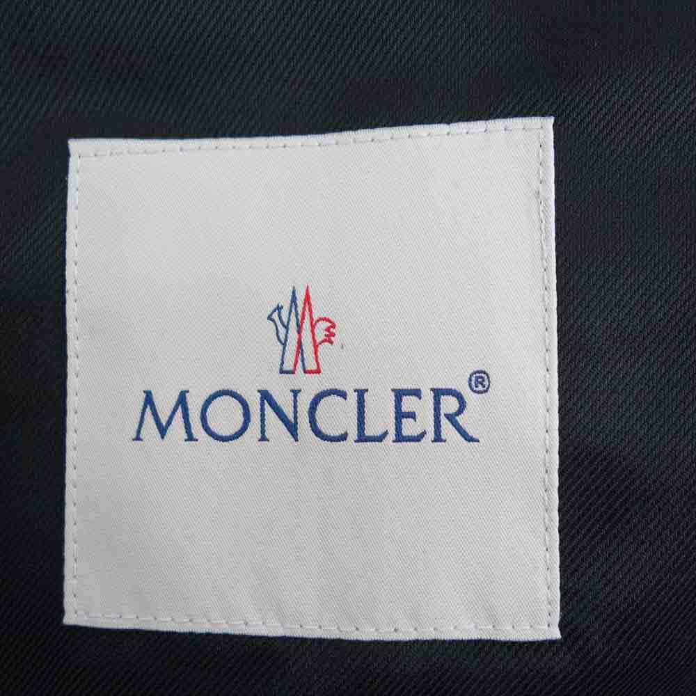 MONCLER モンクレール 20AW F209U1A70210 未使用品 FRAGMENT Lewis Leathers DWAYNE CYCLON フラグメント ルイスレザー ドウェイン サイクロン ライダース ブラック系 42【極上美品】【中古】