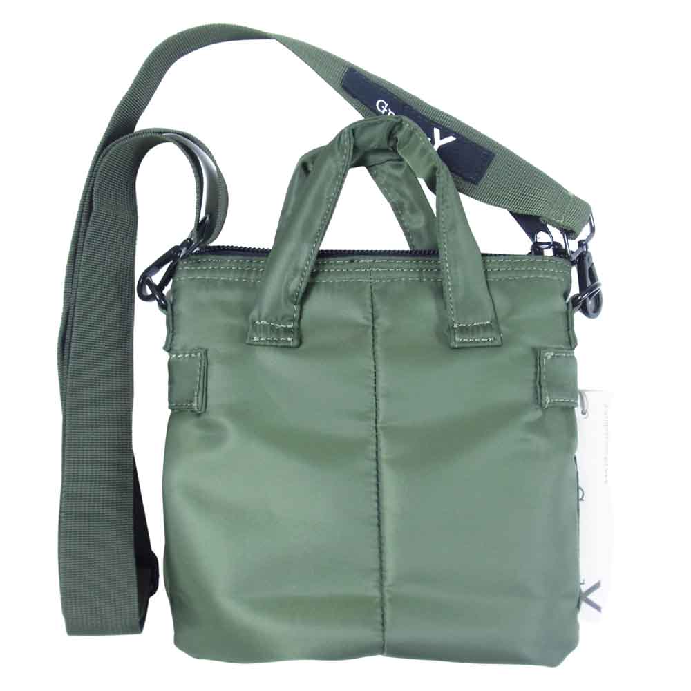 Yohji Yamamoto ヨウジヤマモト 20AW GA108-955-202 Ground Y Small Helmet Bag グラウンドワイ スモール ヘルメットバッグ カーキ系【新古品】【未使用】【中古】