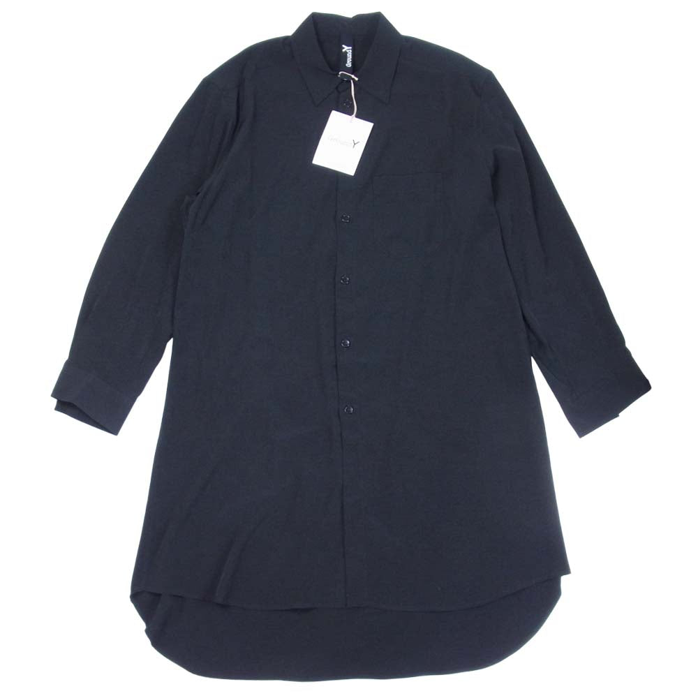Yohji Yamamoto ヨウジヤマモト GroundY 20SS GN-B10-500-3 T/A vintage decyne New Big Shirt ヴィンテージデシン ニュー ビッグ シャツ ブラック系 3【新古品】【未使用】【中古】