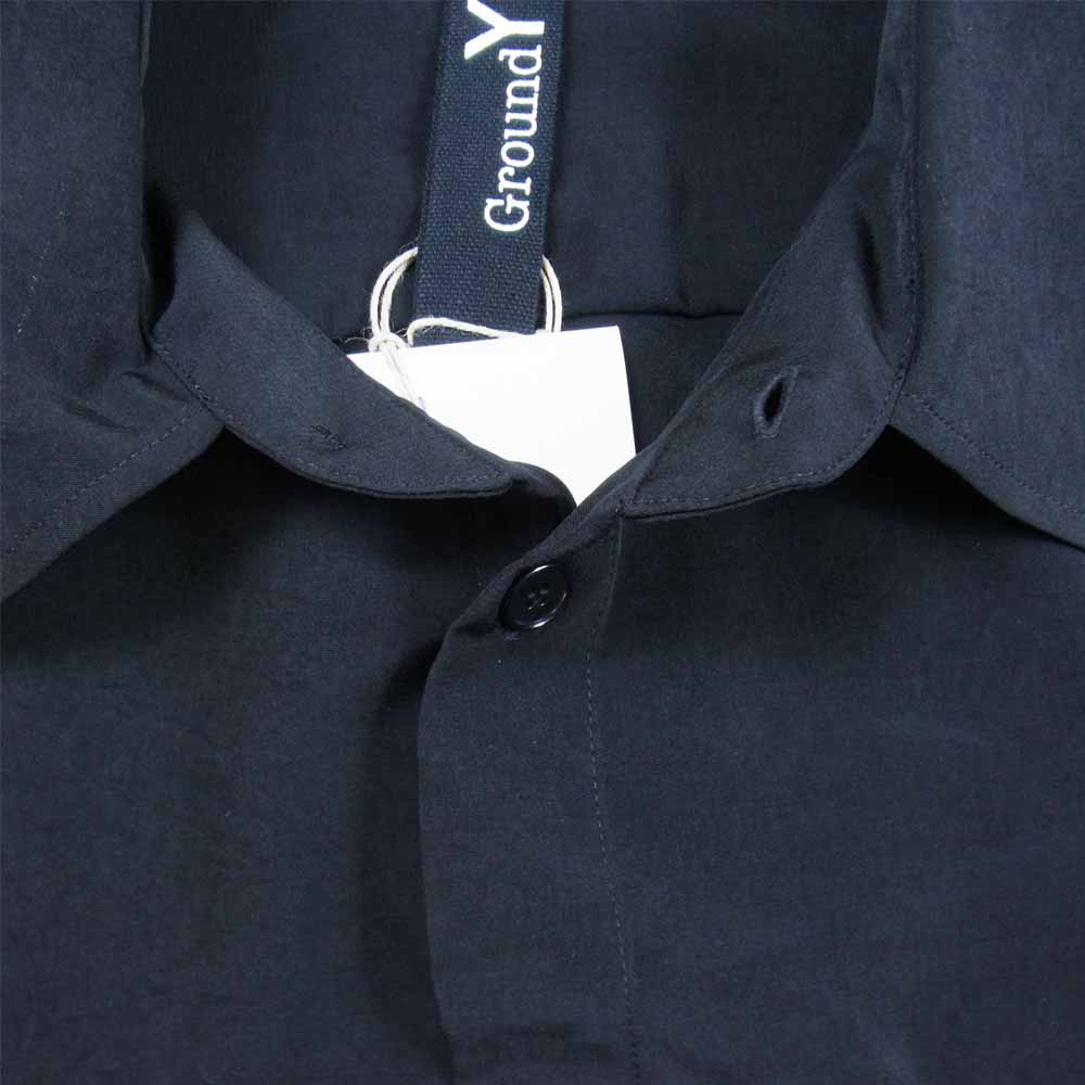 Yohji Yamamoto ヨウジヤマモト GroundY 20SS GN-B10-500-3 T/A vintage decyne New Big Shirt ヴィンテージデシン ニュー ビッグ シャツ ブラック系 3【新古品】【未使用】【中古】
