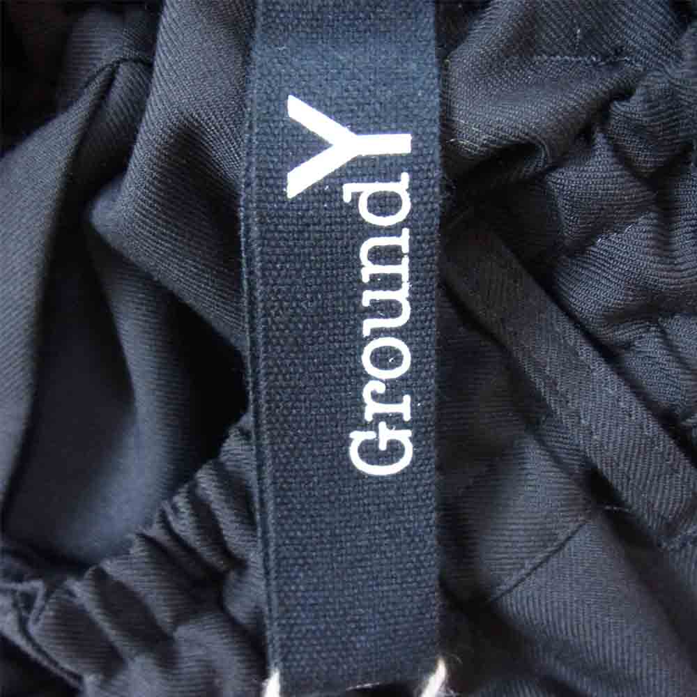 Yohji Yamamoto ヨウジヤマモト GroundY GA-P16-100 T/W Gabardine Round and Round Skirt Pants TWギャバジン スカート パンツ ブラック系 3【新古品】【未使用】【中古】