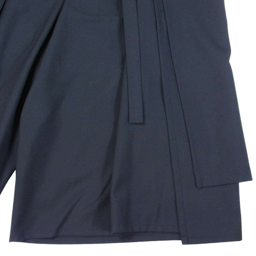 Yohji Yamamoto ヨウジヤマモト GroundY GA-P16-100 T/W Gabardine Round and Round Skirt Pants TWギャバジン スカート パンツ ブラック系 3【新古品】【未使用】【中古】