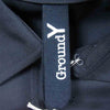 Yohji Yamamoto ヨウジヤマモト GroundY 21AW GM-B06-100 T/W Gabardine Back Pleated Long Shirt TWギャバジン バックプリーツ ロング シャツ ブラック系 3【新古品】【未使用】【中古】