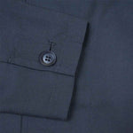 Yohji Yamamoto ヨウジヤマモト GroundY 21AW GM-B06-100 T/W Gabardine Back Pleated Long Shirt TWギャバジン バックプリーツ ロング シャツ ブラック系 3【新古品】【未使用】【中古】