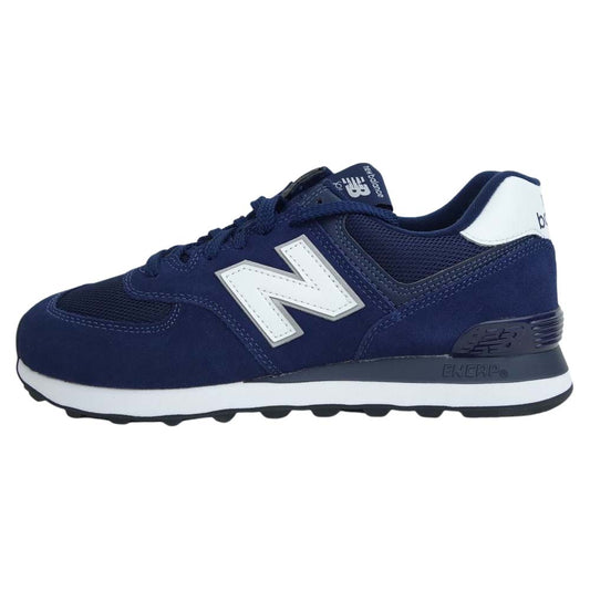 NEW BALANCE ニューバランス ML574 EN2 NAVY ローカット スニーカー ネイビー系 26cm【新古品】【未使用】【中古】