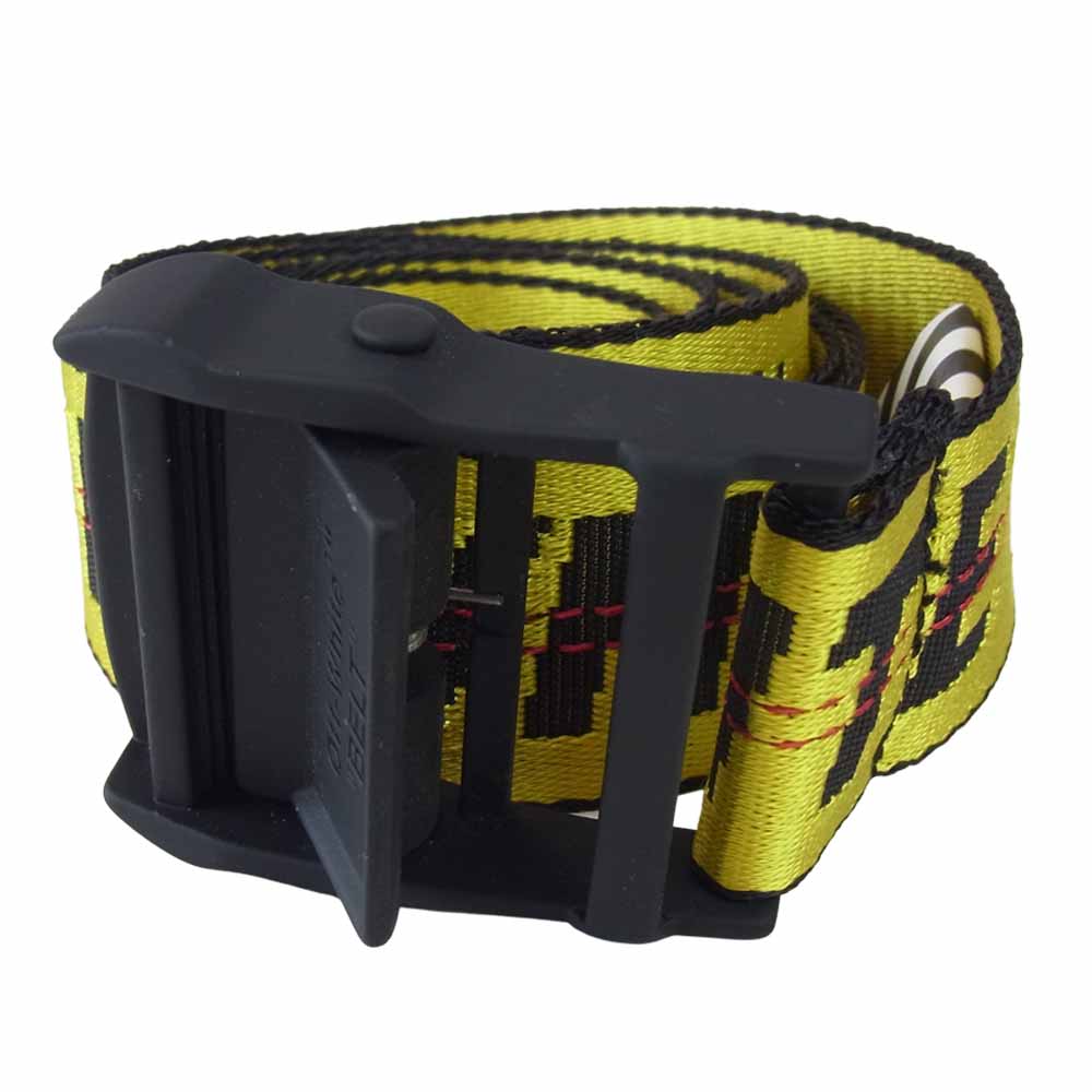 OFF-WHITE オフホワイト INDUSTRIAL BELT インダストリアル イエローベルト イエロー系【中古】