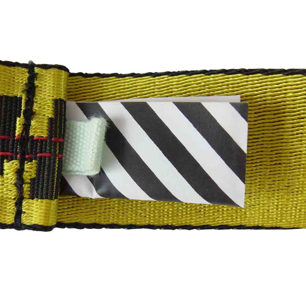 OFF-WHITE オフホワイト INDUSTRIAL BELT インダストリアル イエローベルト イエロー系【中古】