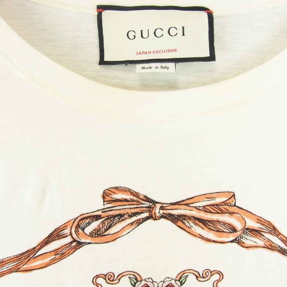 GUCCI グッチ 国内正規品 ヒグチユウコ Collection ラビット Tシャツ オフホワイト系 M【中古】