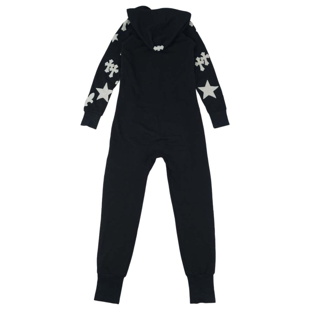 CHROME HEARTS クロムハーツ（原本無） 国内正規品 マルチモチーフ レザーパッチ ダガージップ オールインワン ブラック系 S【中古】