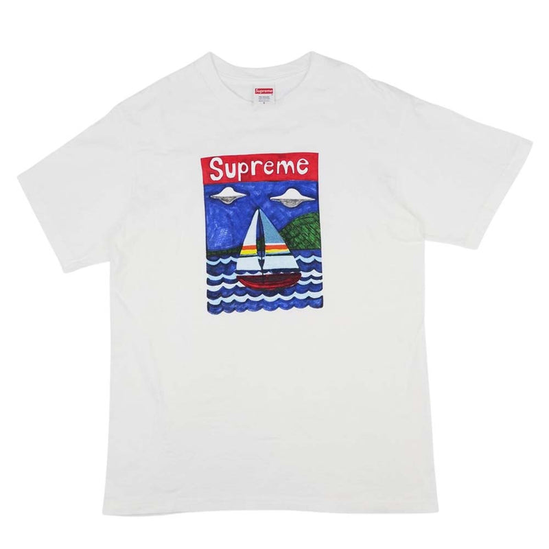 Supreme シュプリーム 20SS SAILBOAT TEE セイルボート Tシャツ ホワイト系 S【中古】