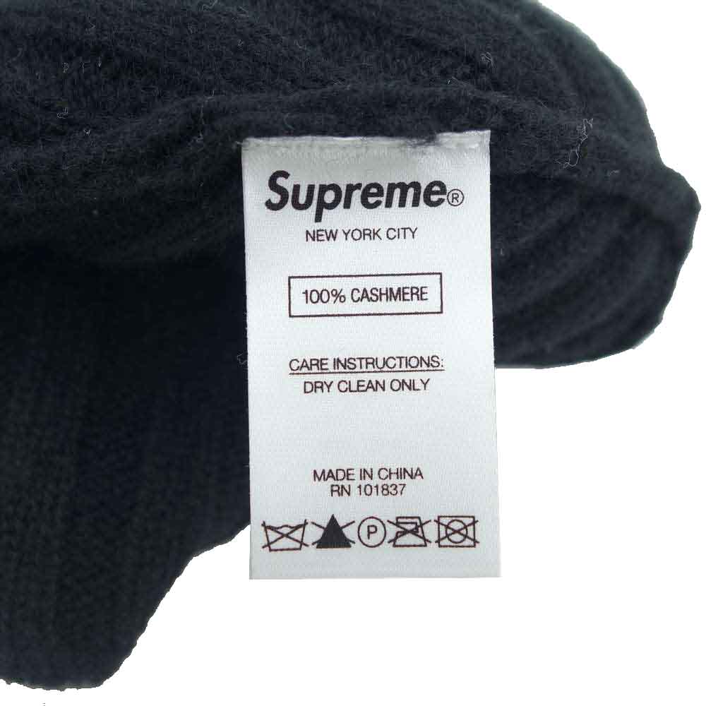 Supreme シュプリーム 20AW Cashmere Beanie カシミア ボックス ロゴ ビーニー ブラック系【中古】
