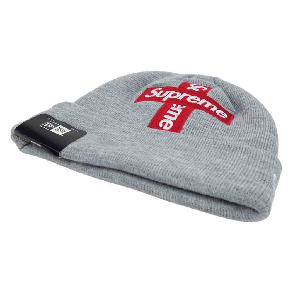 Supreme シュプリーム 20AW NEW ERA CROSS BOX LOGO BEANIE ニューエラ クロス ボックス ロゴ ビーニー グレー系【新古品】【未使用】【中古】