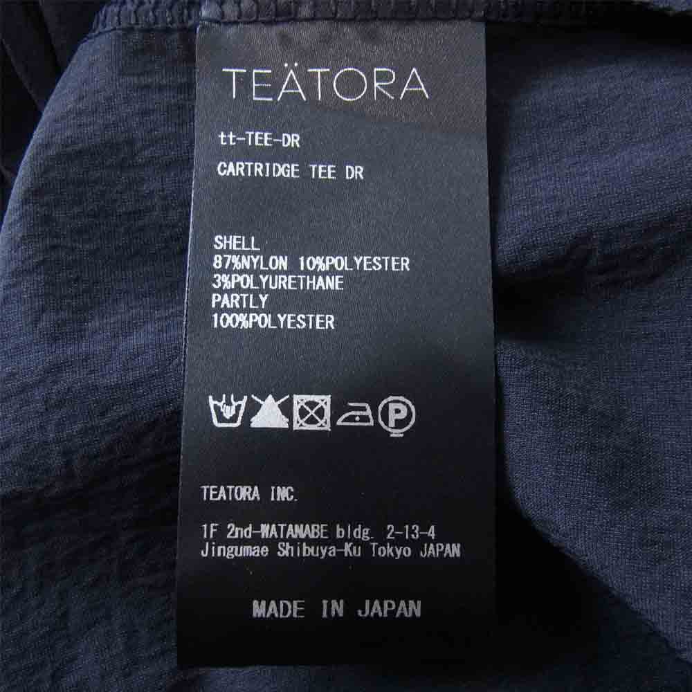 TEATORA テアトラ 21SS tt-TEE-DR CARTRIDGE TEE DR カートリッジ Tシャツ ドクトロイド ネイビー系【美品】【中古】