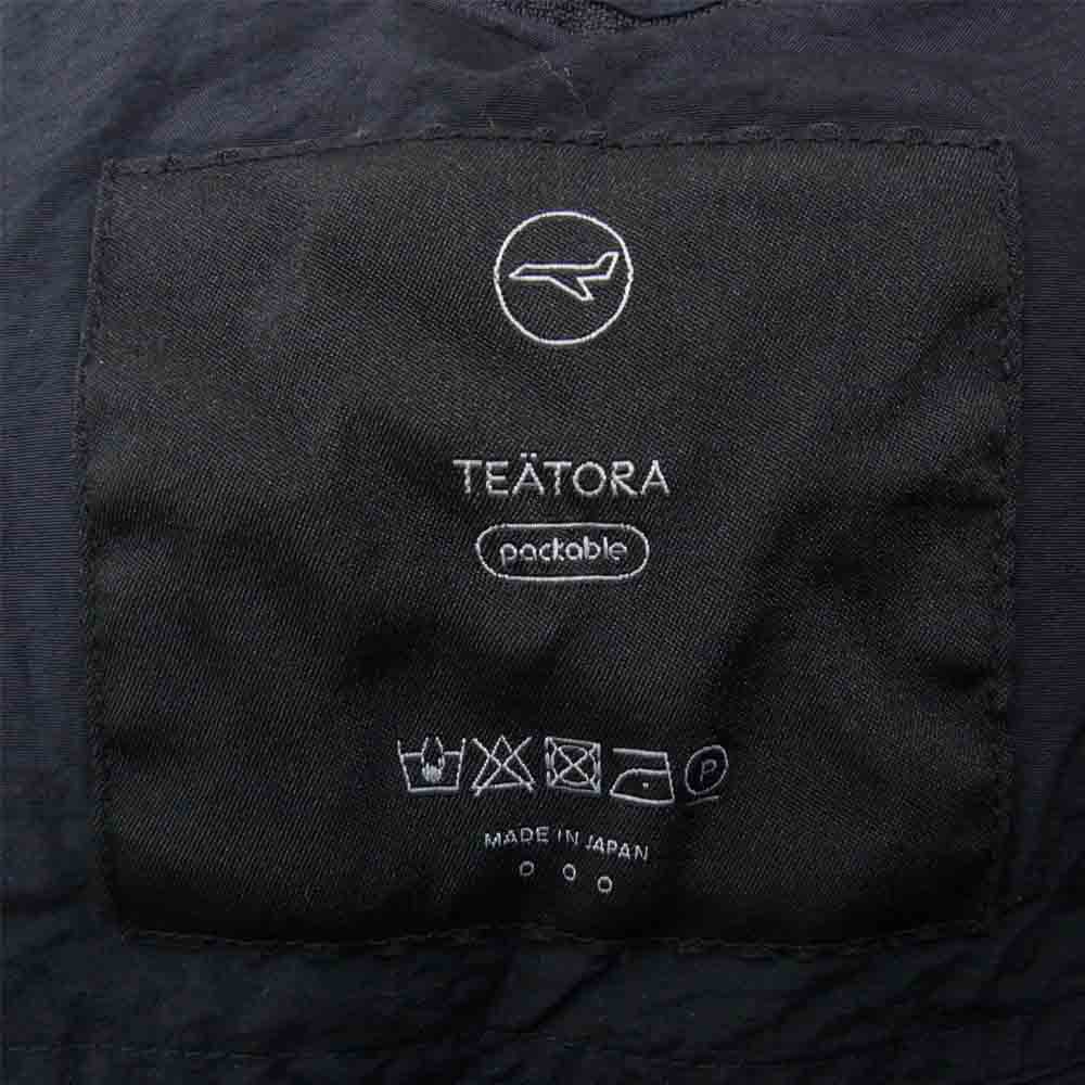TEATORA テアトラ 21SS tt-004R-P Wallet Pants RESORT Packable ウォレット パンツ リゾート パッカブル ネイビー系【美品】【中古】