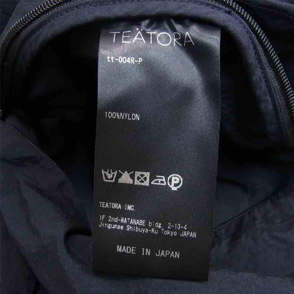 TEATORA テアトラ 21SS tt-004R-P Wallet Pants RESORT Packable ウォレット パンツ リゾート パッカブル ネイビー系【美品】【中古】