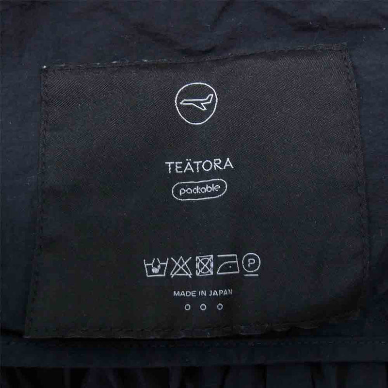 TEATORA テアトラ 21SS tt-004R-P Wallet Pants RESORT Packable ウォレット パンツ リゾート パッカブル ネイビー系【美品】【中古】