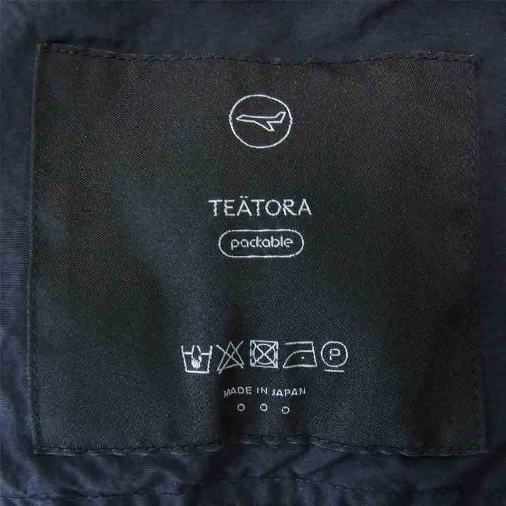 TEATORA テアトラ tt-004R-P Wallet Pants RESORT Packable ウォレット パンツ リゾート パッカブル ネイビー系【美品】【中古】
