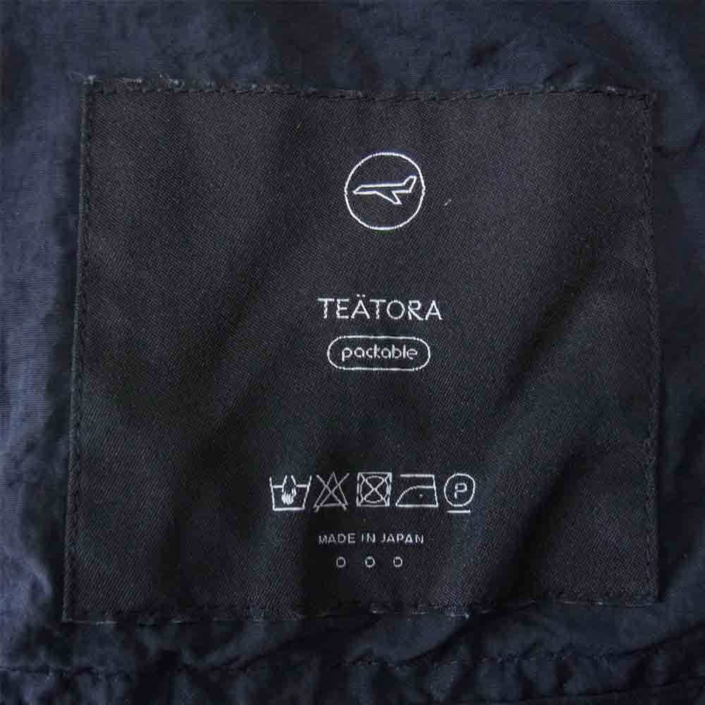 TEATORA テアトラ 21SS tt-004R-P Wallet Pants RESORT Packable ウォレット パンツ リゾート パッカブル ネイビー系【美品】【中古】