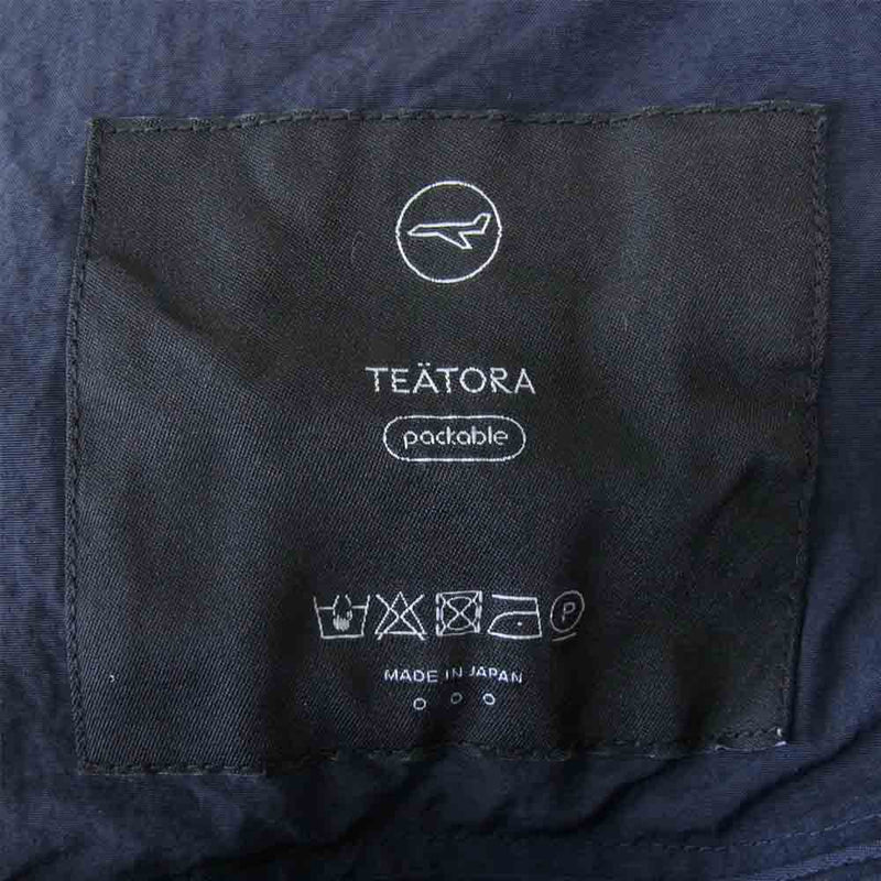TEATORA テアトラ tt-004R-P Wallet Pants RESORT Packable ウォレット パンツ リゾート パッカブル ネイビー系【美品】【中古】
