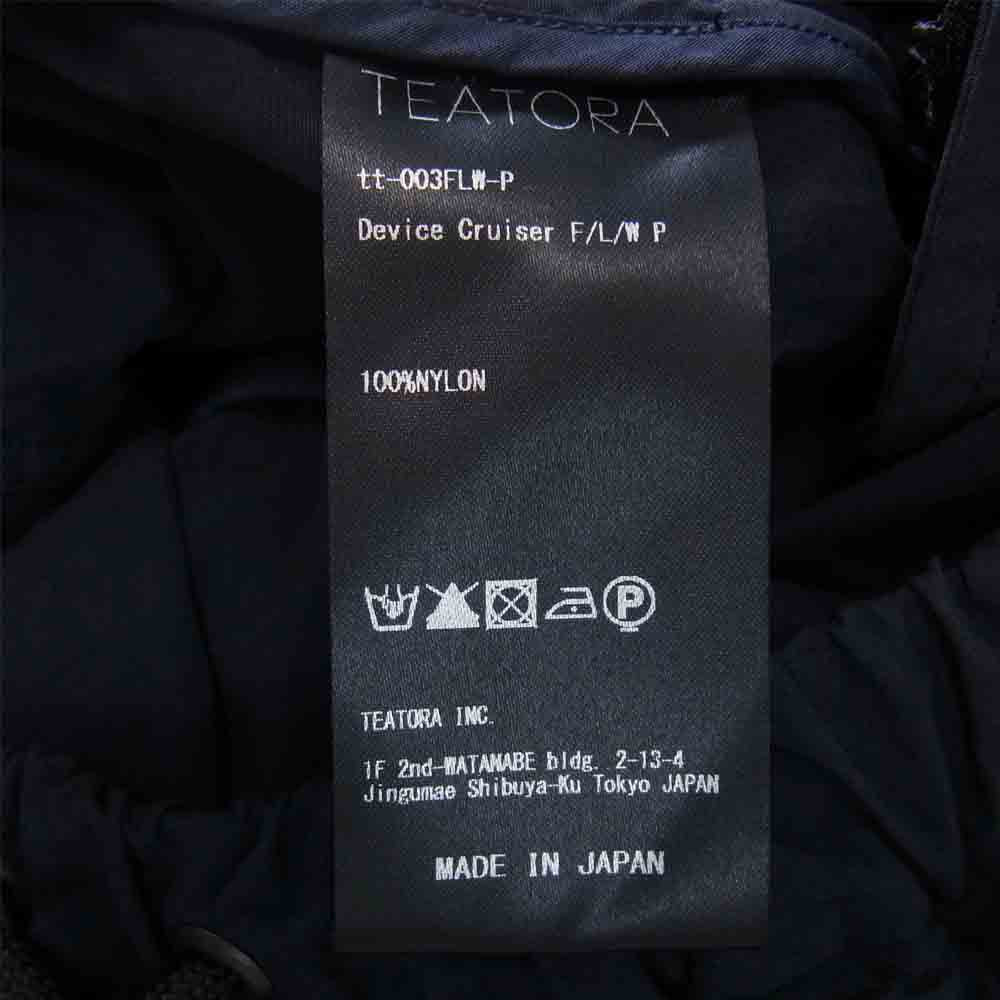 TEATORA テアトラ Device Cruiser F/L Packable デバイス クルーザー パッカブル ネイビー系【美品】【中古】