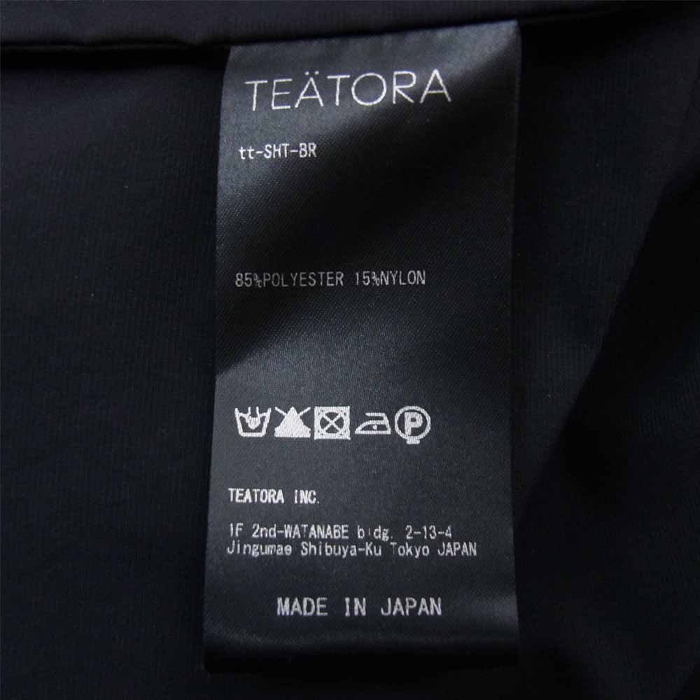 TEATORA テアトラ tt-SHT-BR Cartridge Shirt Barrierizer カートリッジ シャツ バリアライザー ネイビー系【美品】【中古】