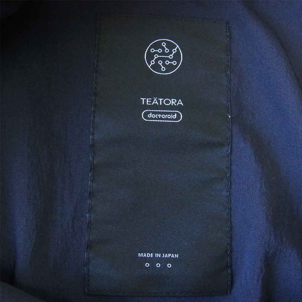 TEATORA テアトラ tt-SHT-DR CARTRIDGE SHIRT DOCTROID カートリッジ シャツ ドクトロイド ネイビー系【美品】【中古】