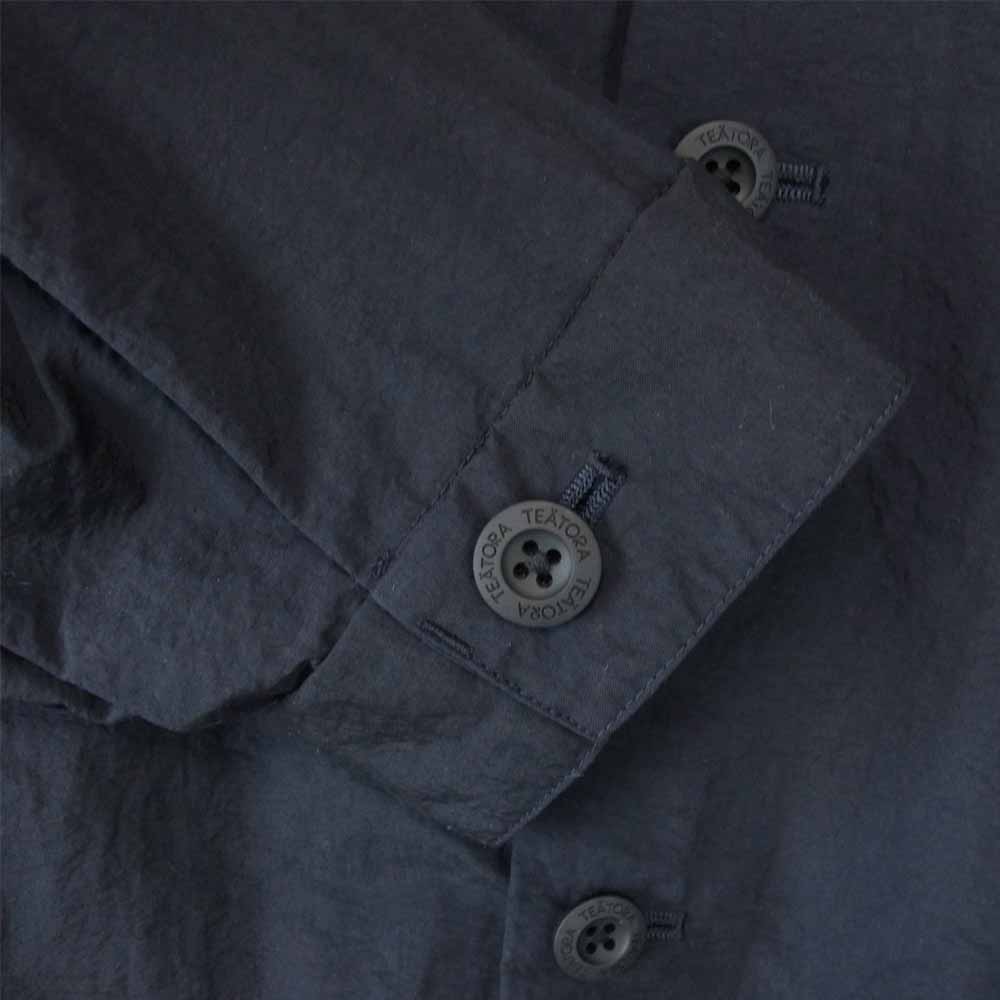TEATORA テアトラ 21SS tt-SHT-P Cartridge Shirt Packable カートリッジ シャツ パッカブル ネイビー系【美品】【中古】