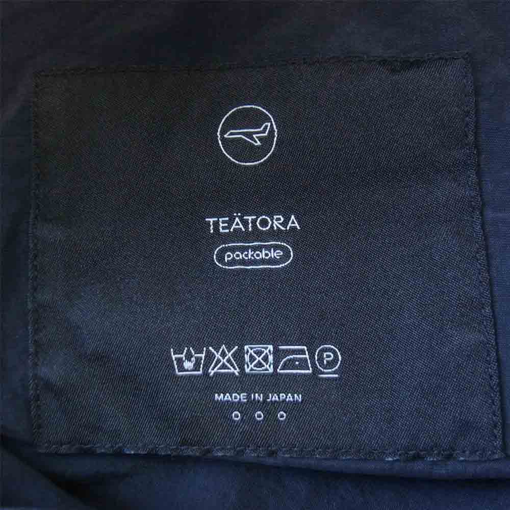 TEATORA テアトラ tt-SHT-P Cartridge Shirt Packable カートリッジ シャツ パッカブル ネイビー系【美品】【中古】