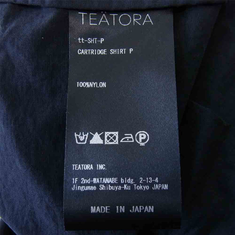 TEATORA テアトラ tt-SHT-P Cartridge Shirt Packable カートリッジ