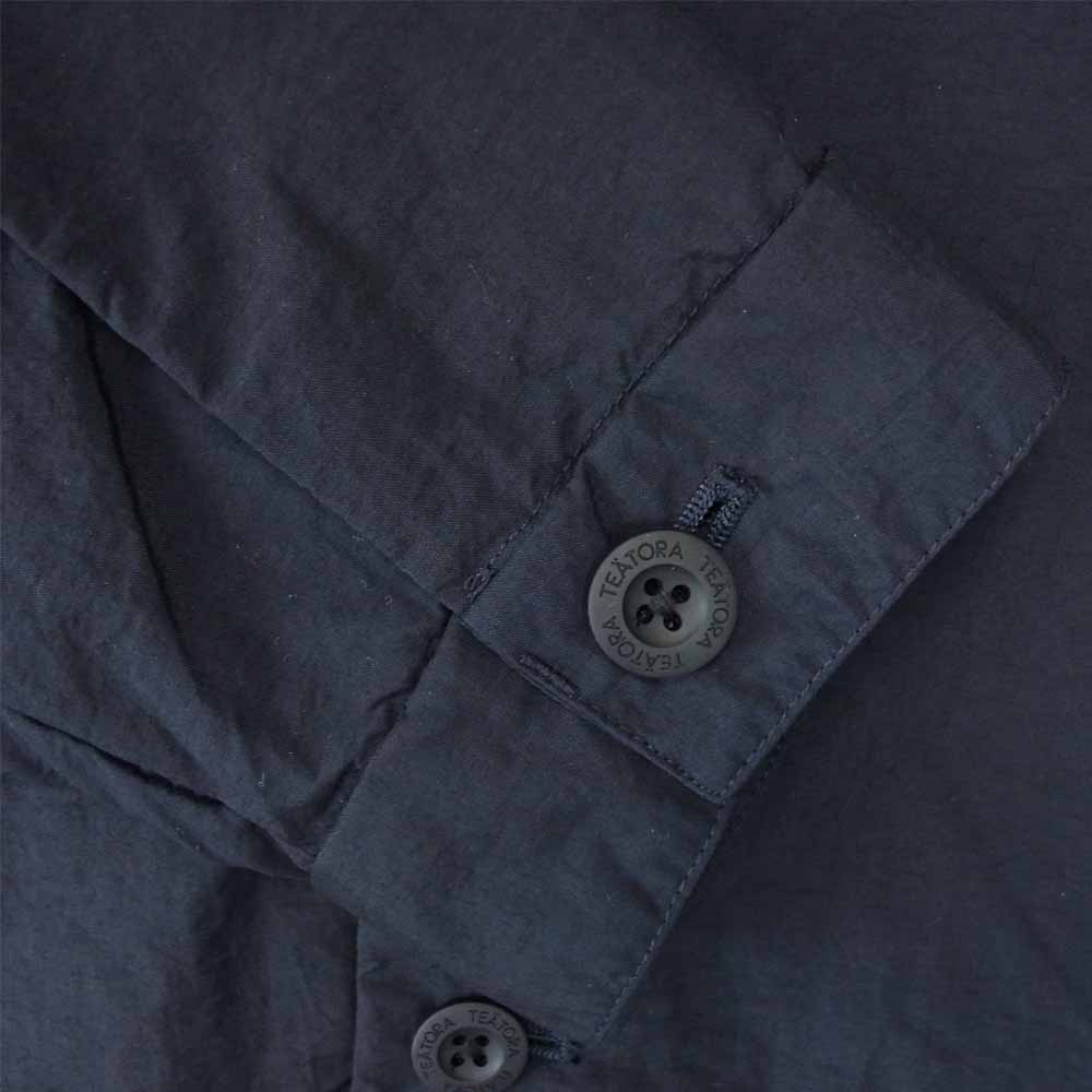 TEATORA テアトラ tt-SHT-P Cartridge Shirt Packable カートリッジ シャツ パッカブル ネイビー系【美品】【中古】