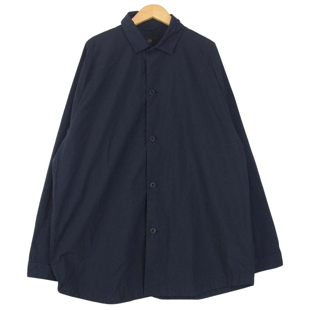 TEATORA テアトラ tt-SHT-P Cartridge Shirt Packable カートリッジ シャツ パッカブル ネイビー系【美品】【中古】