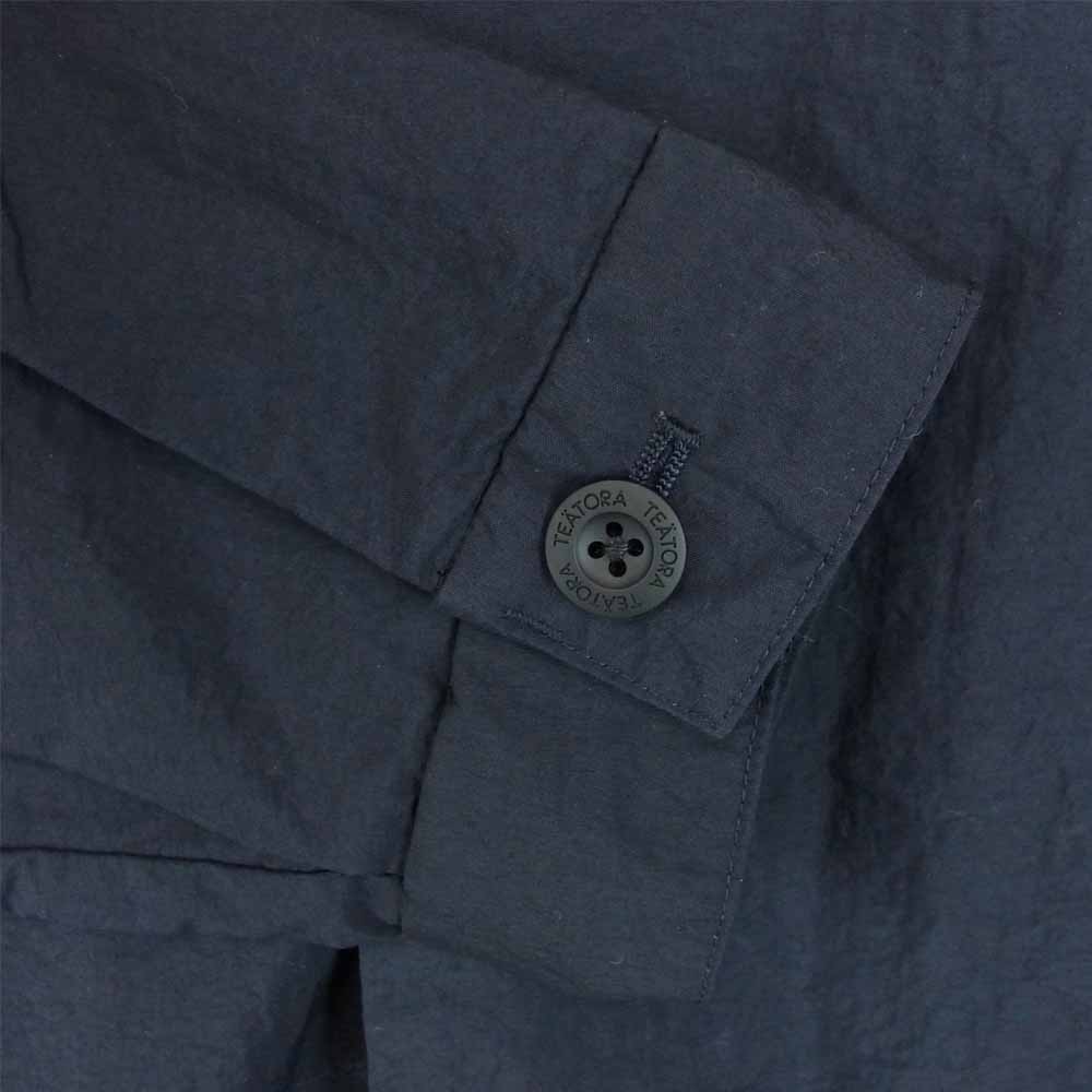 TEATORA テアトラ tt-SHT-P Cartridge Shirt Packable カートリッジ シャツ パッカブル ネイビー系【美品】【中古】