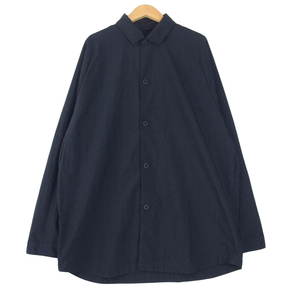 TEATORA テアトラ tt-SHT-P Cartridge Shirt Packable カートリッジ シャツ パッカブル ネイビー系【美品】【中古】