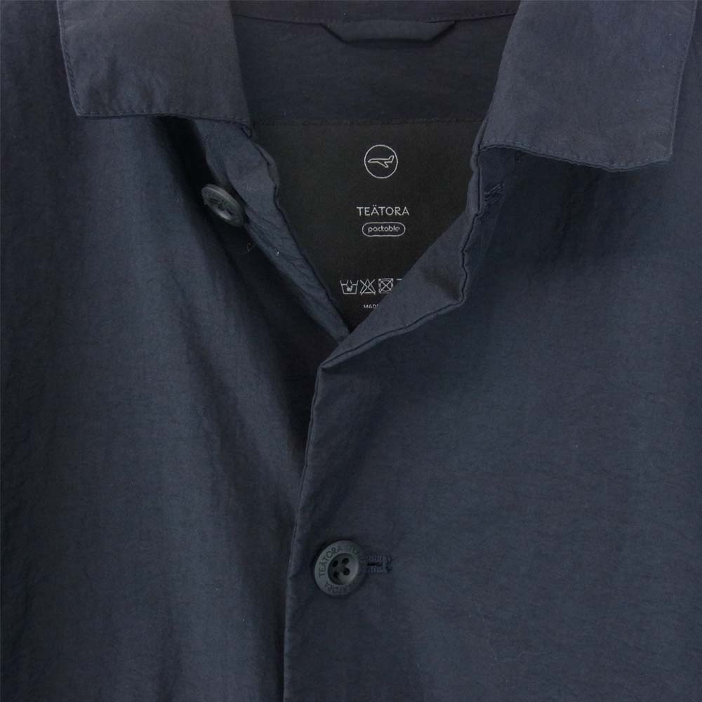 TEATORA テアトラ tt-SHT-P Cartridge Shirt Packable カートリッジ シャツ パッカブル ネイビー系【美品】【中古】
