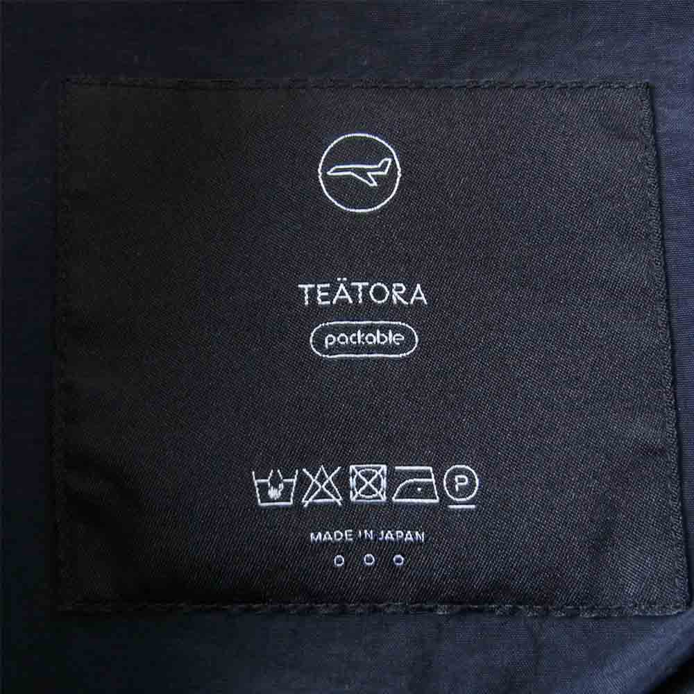 TEATORA テアトラ tt-SHT-P Cartridge Shirt Packable カートリッジ シャツ パッカブル ネイビー系【美品】【中古】