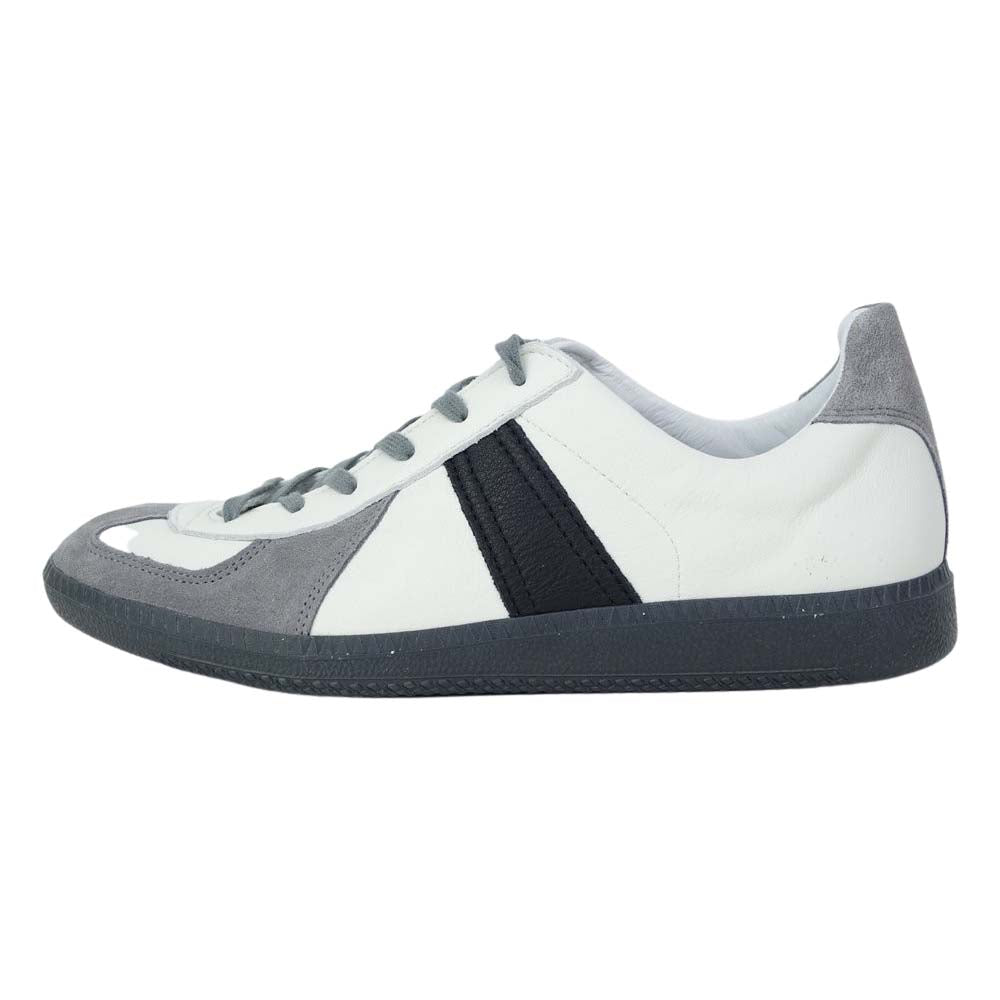 GRAPHPAPER グラフペーパー × REPRODUCTION OF FOUND リプロダクションオブファウンド 21SS GU211-90151 FORGP GERMAN MILITARY TRAINER ジャーマントレーナー ホワイト系 グレー系 41【美品】【中古】
