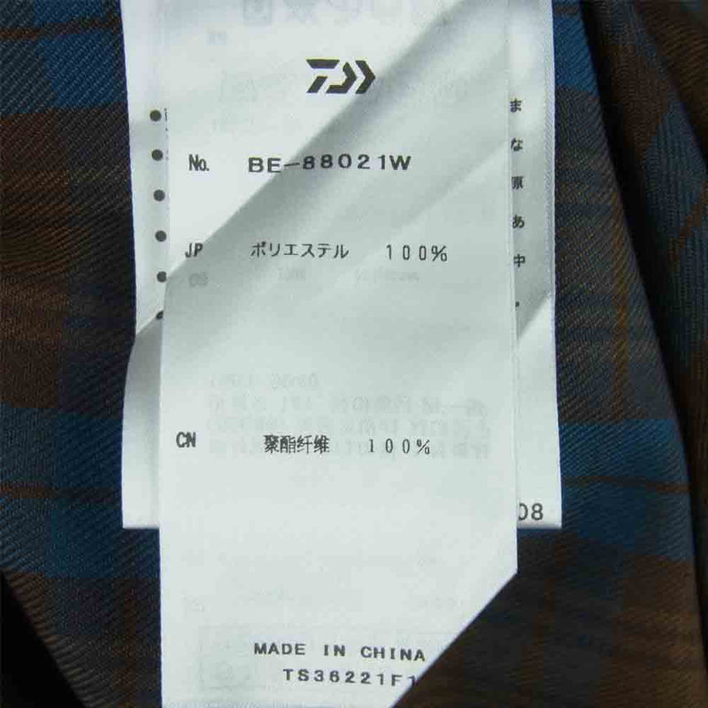 ダイワピア BEB-88021W TECH FLANNEL WORKER'S SHIRTS テック フランネル ワーカーズ 長袖 シャツ ブラウン系 L【新古品】【未使用】【中古】