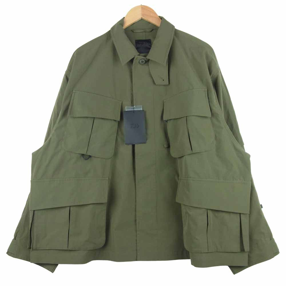 ダイワピア BJ-26021W TECH JUNGLE FATIGUE JACKET (RIP-STOP) テック ジャングル ファティーグ ジャケット リップストップ カーキ系 L【新古品】【未使用】【中古】