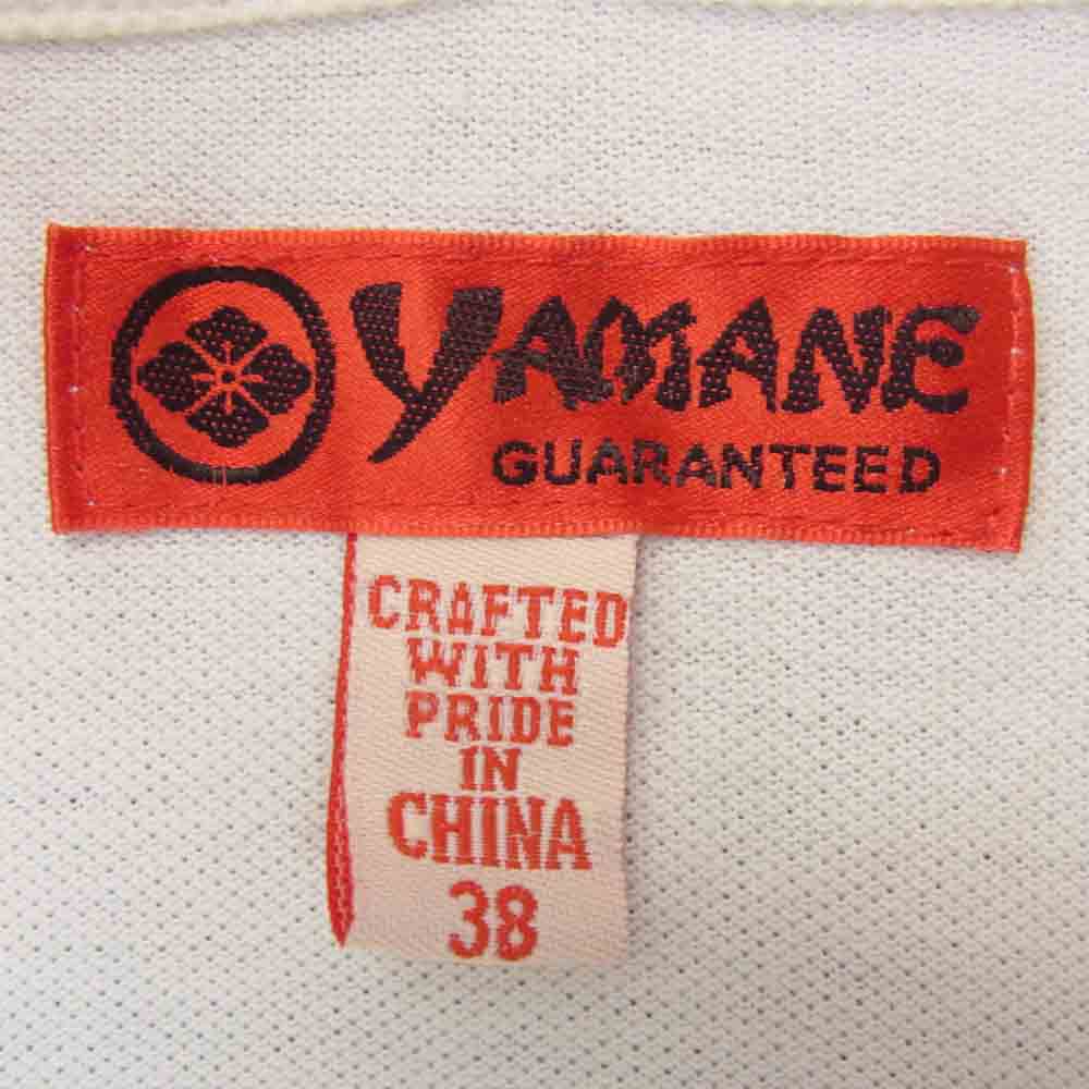 EVISU エヴィス YAMANE ヤマネ 山根 POLO SHIRTS WHITE ポロ ホワイト系 38【中古】