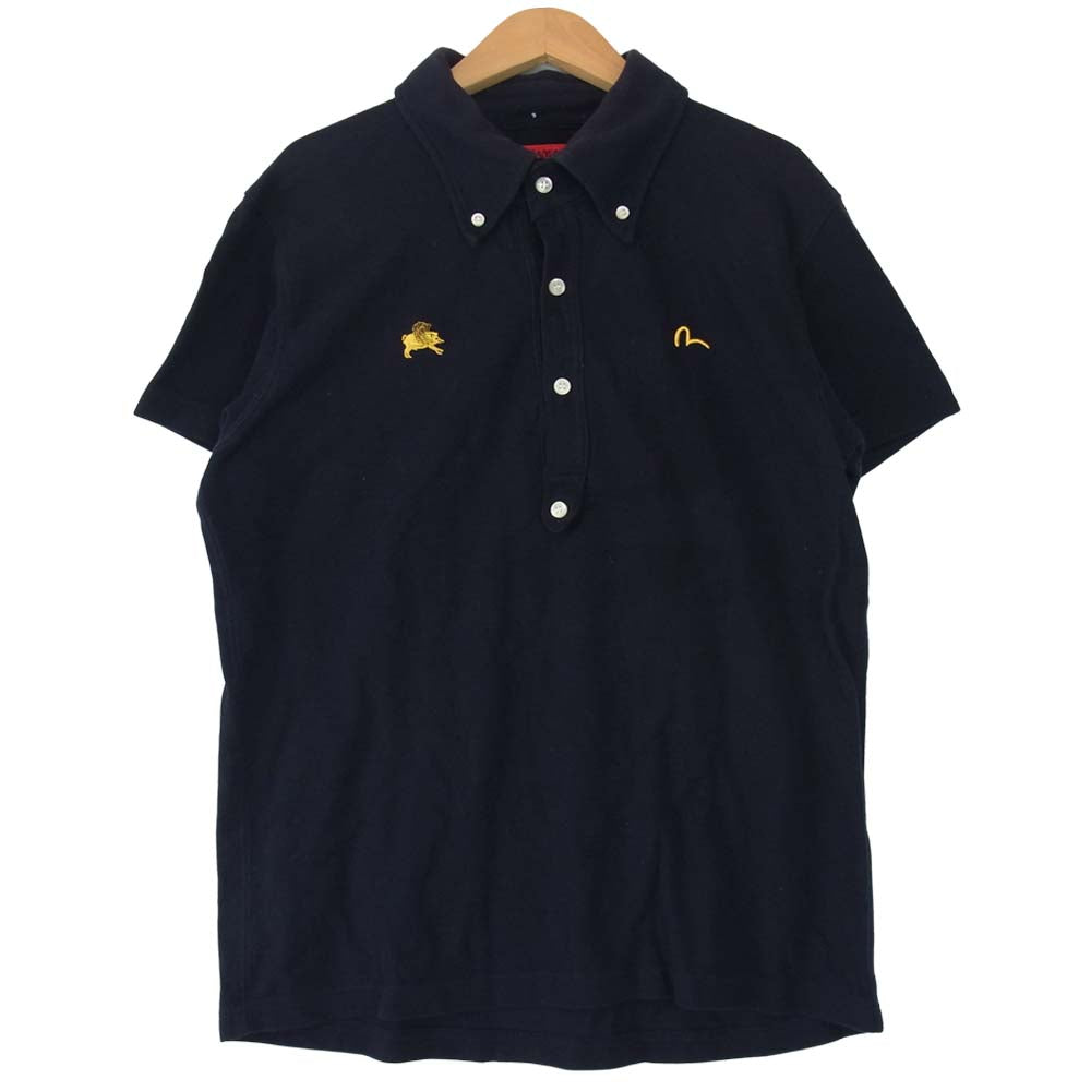 EVISU エヴィス YAMANE ヤマネ 山根 POLO SHIRTS NAVY ポロ ネイビー系 38【中古】