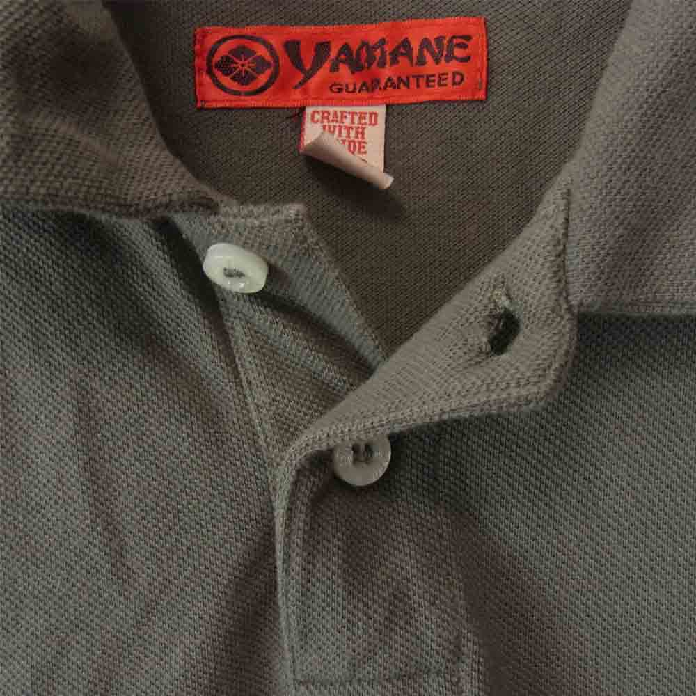 EVISU エヴィス YAMANE ヤマネ 山根 POLO SHIRTS OLIVE ポロ カーキ系 38【中古】