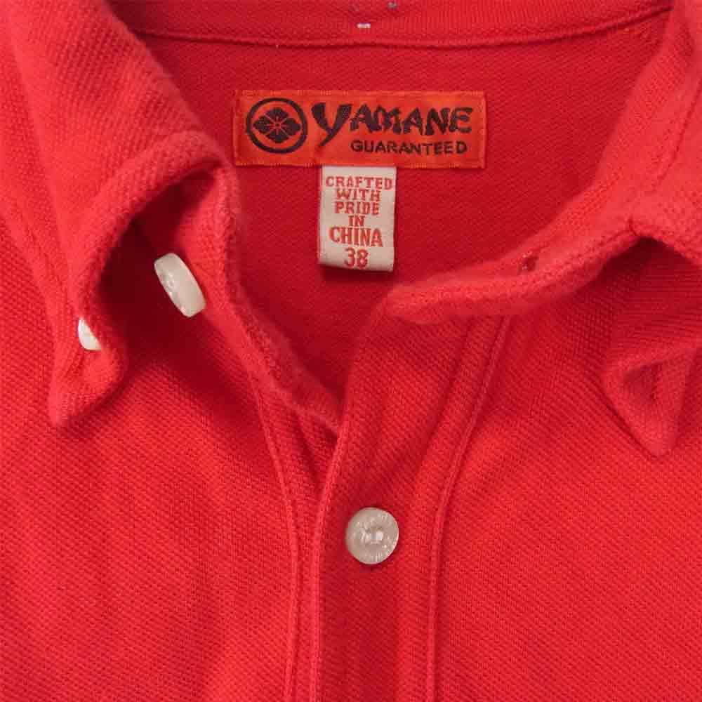 EVISU エヴィス YAMANE ヤマネ 山根 POLO SHIRTS RED ポロ レッド系 38【中古】