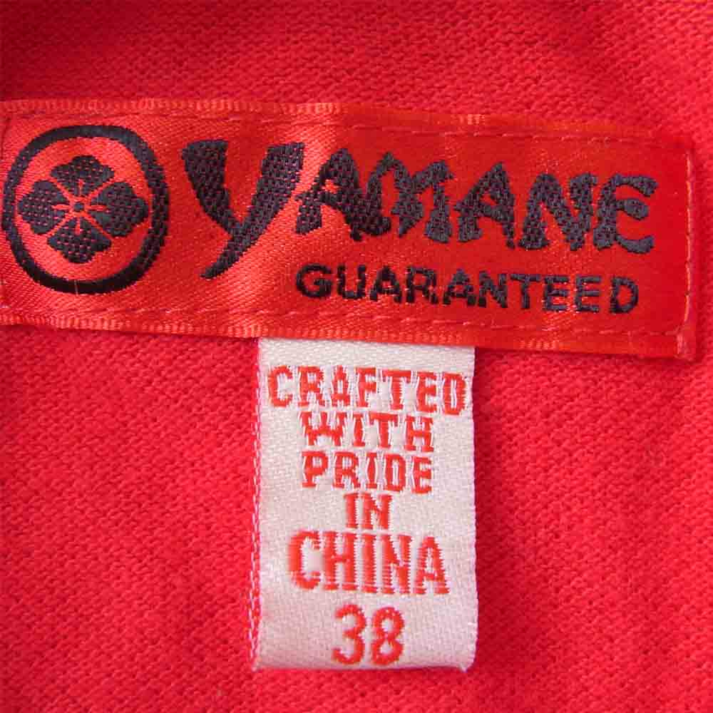 EVISU エヴィス YAMANE ヤマネ 山根 POLO SHIRTS RED ポロ レッド系 38【中古】