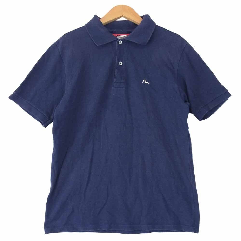 EVISU エヴィス フランス製 YAMANE ヤマネ 山根 POLO SHIRTS NAVY ポロ ネイビー系 1【中古】