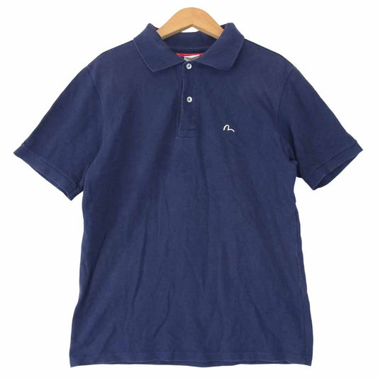 EVISU エヴィス フランス製 YAMANE ヤマネ 山根 POLO SHIRTS NAVY ポロ ネイビー系 1【中古】