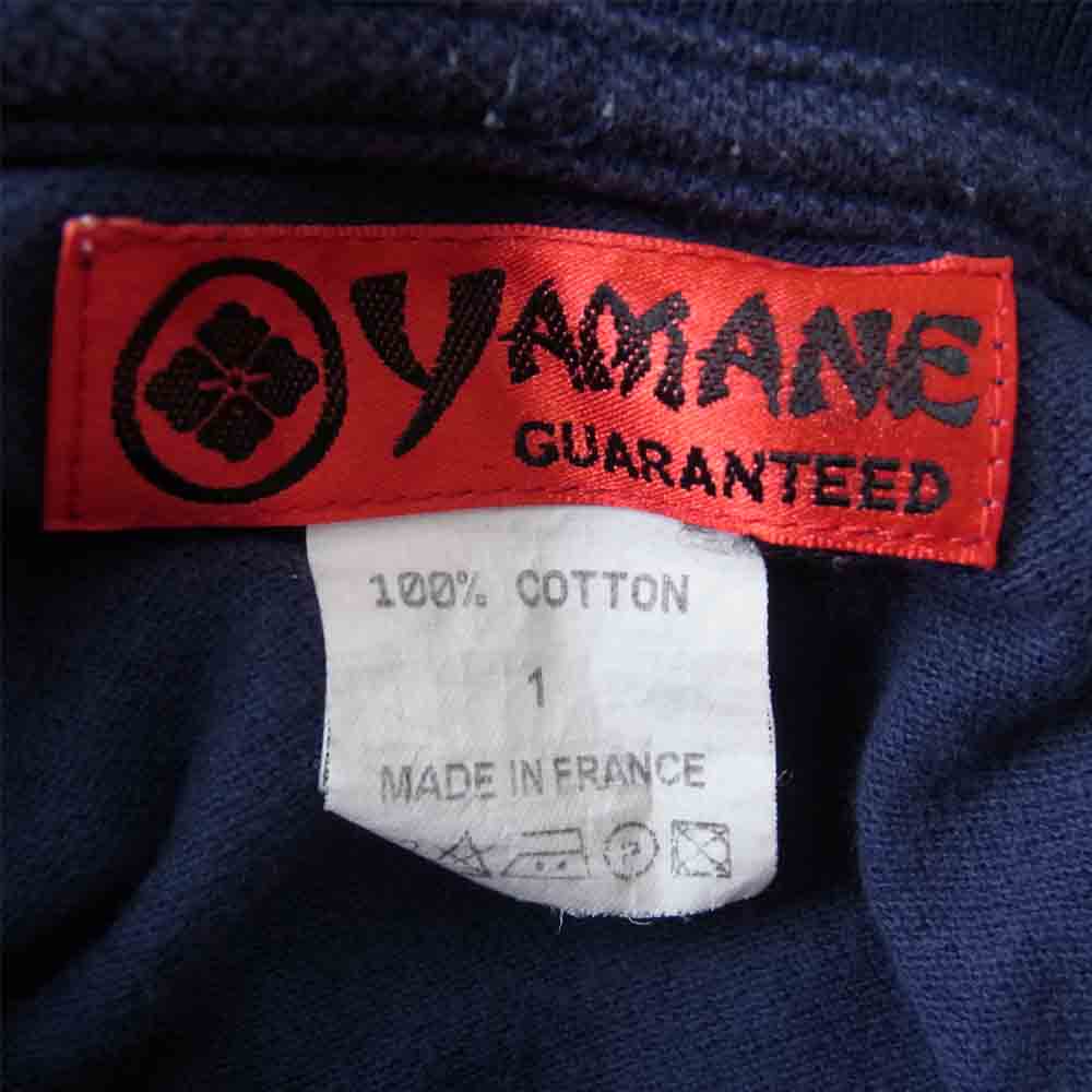 EVISU エヴィス フランス製 YAMANE ヤマネ 山根 POLO SHIRTS NAVY ポロ ネイビー系 1【中古】