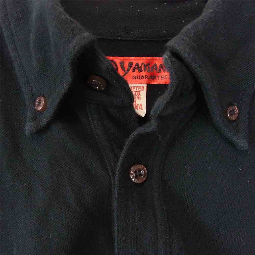EVISU エヴィス YAMANE ヤマネ 山根 POLO SHIRTS BLACK ポロ ブラック系 38【中古】